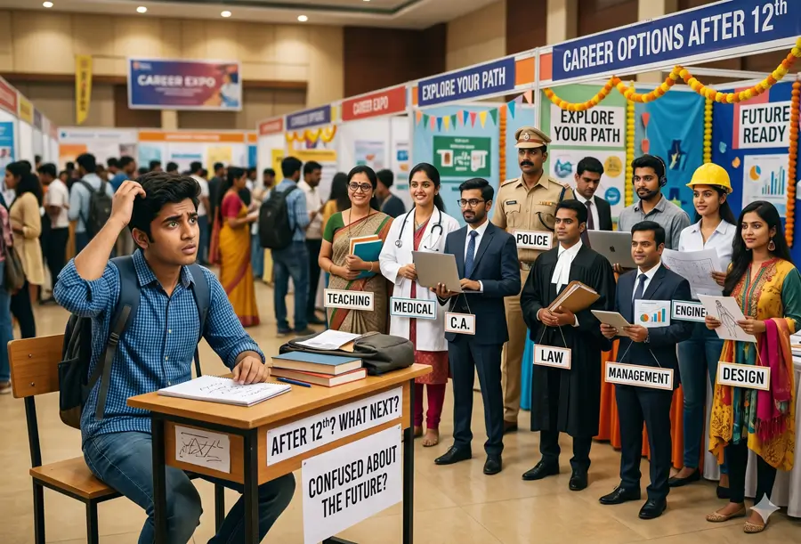 career options after 12th pass student