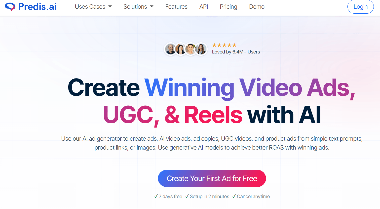 predis ai ugc reel video for free