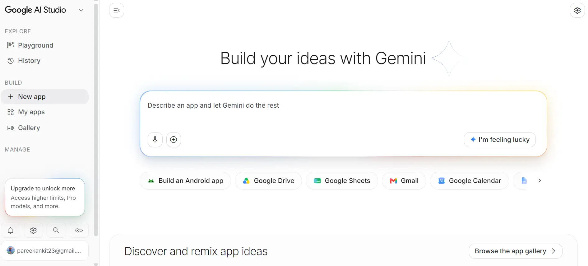 google AI Studio